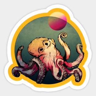 Deep Sea Octopus Sticker